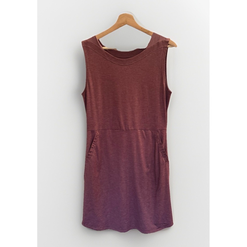 Columbia Woman Small Omni Shade Sleeveless Dress Mauve Outdoors Lightweight